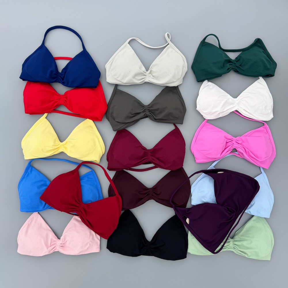 Strappy Bra Gym Top Women High - đánh giá và giá Sports Bra Racerback