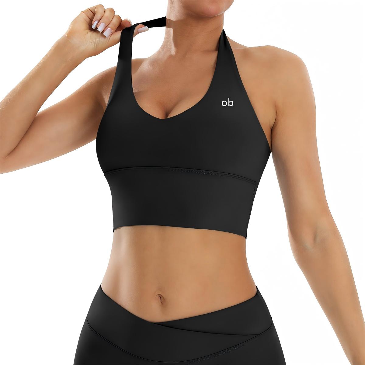 Breathable neck-wrap style wom - đánh giá và giá Sports Bra Racerback