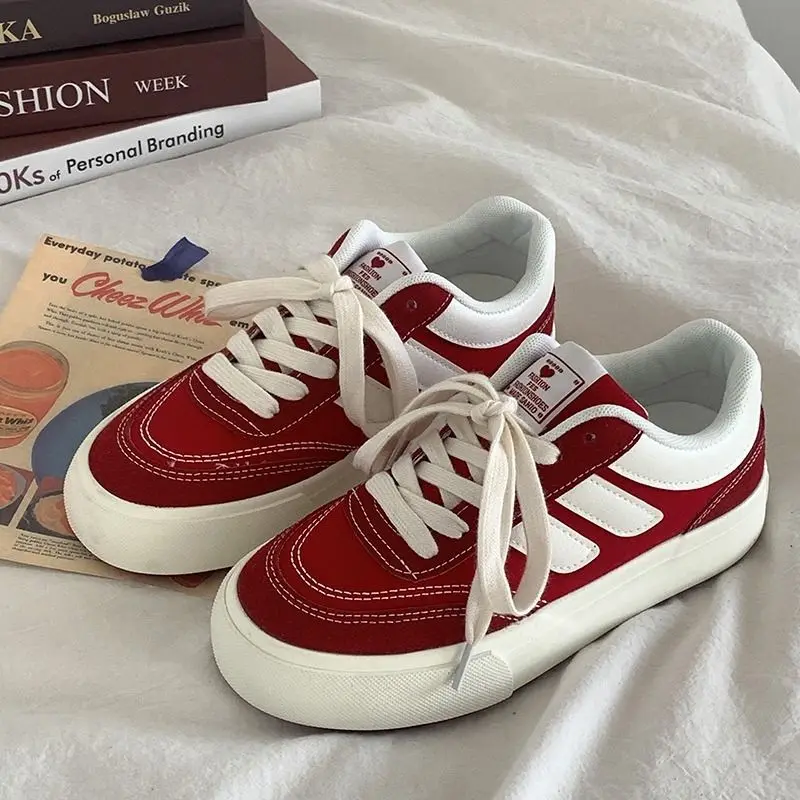 2024 New Red Women Vulcanize S - đánh giá và giá Vans Shoes Old Skool