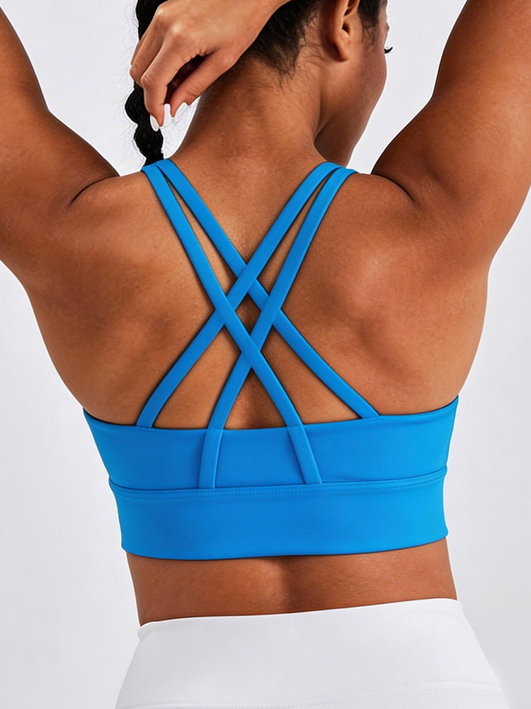 New Women's Solid Color High I - đánh giá và giá Sports Bra Racerback