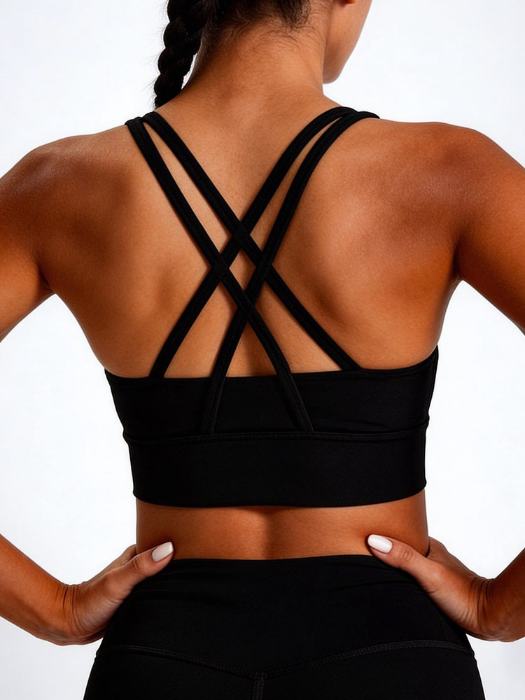 New Women's Solid Color High I - đánh giá và giá Sports Bra Racerback