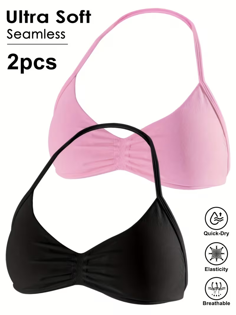 2pcs Seamless Sexy Open Back G - đánh giá và giá T Shirt Bra Seamless