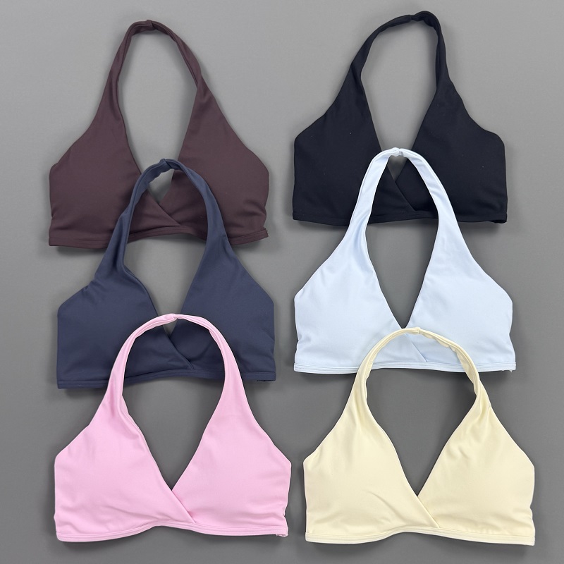 Gym Top Women Halter Neck Spor - đánh giá và giá Sports Bra Racerback